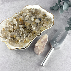 鑑別書付き高品質天然オーロラクォーツ（アイアン プレシピテート イン クォーツ） 鑑別書付き高品質天然オーロラクォーツ（アイアン プレシピテート イン