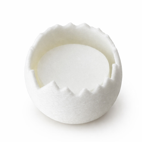 割れた卵のオブジェ｜静かなインテリア｜エアープランツ対応 卵型