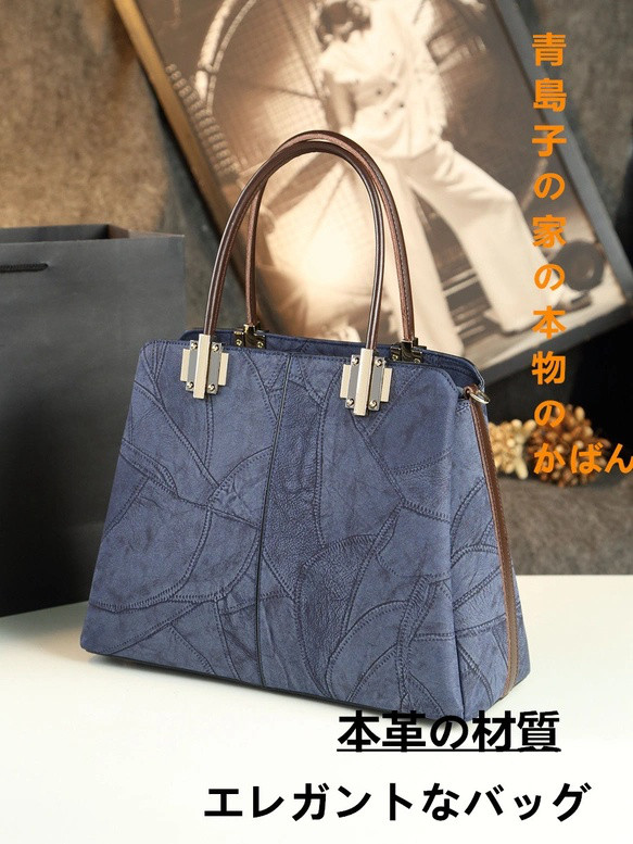 2026新型ファッション大バッグ中年大容量ママバッグレトロ斜め掛けバッグ、本革レディースバッグ