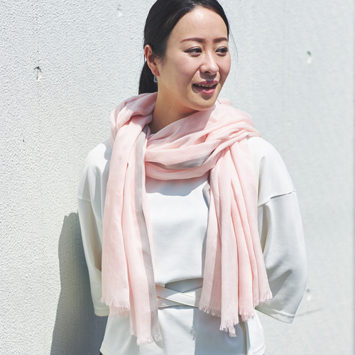 期間限定40%OFF】定価22000円 超極細カシミヤ100% 極薄超大判ストール