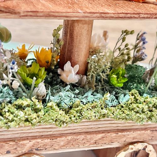 玄関・エントランスなどに 〜小さなお花畑のウェルカムワゴン