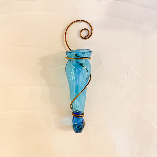 ガラスの壁掛け・アンティーク調ワイヤー【各色】(キャロット復刻