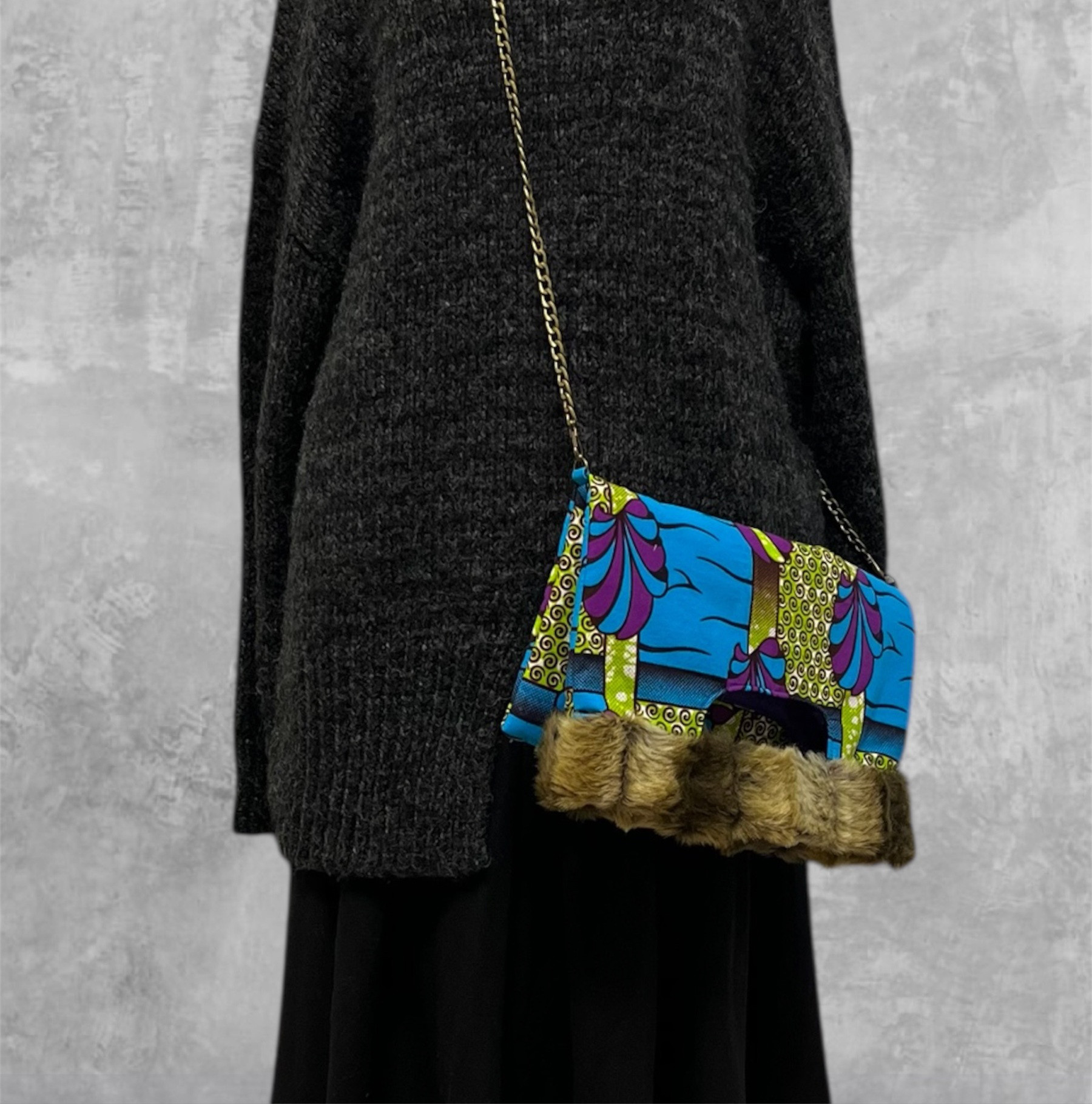 25%OFF 3way アフリカンスタイルクラッチバッグ f045