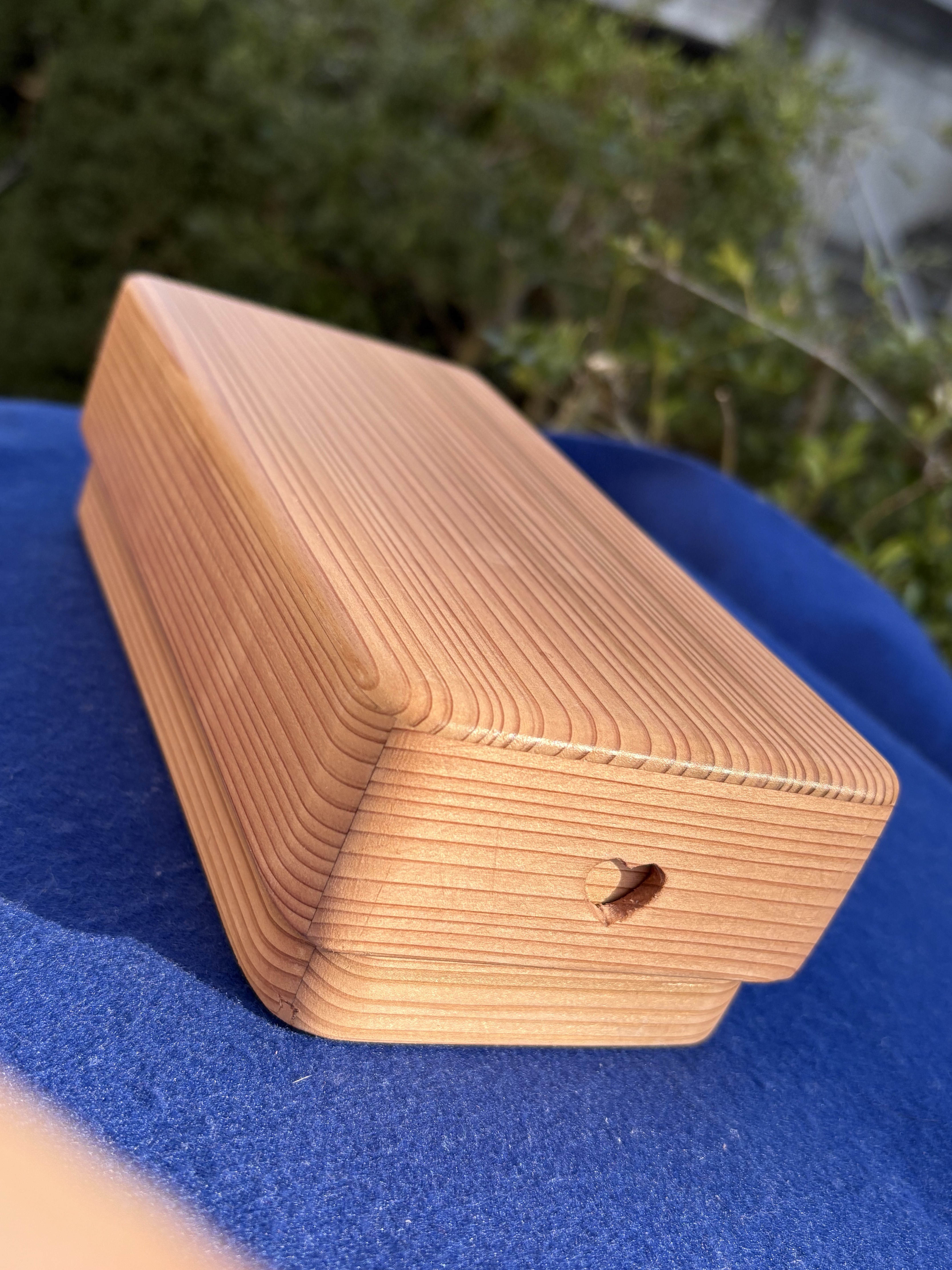 【2026edition】奥会津杉、ロゼ・キュービック (Rosé Cubic) スリム弁当箱　500ml