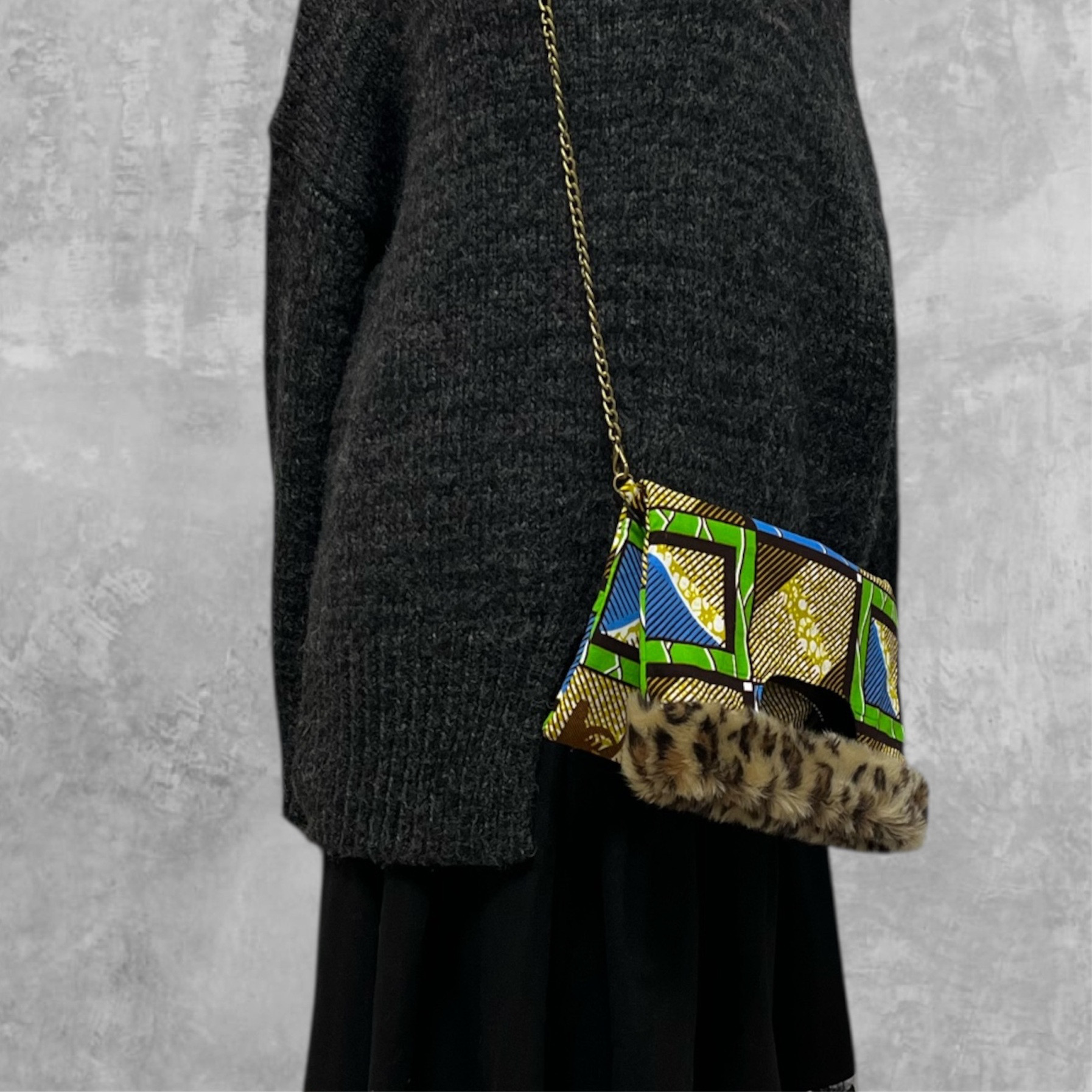 25%OFF 3way アフリカンスタイルクラッチバッグ f046