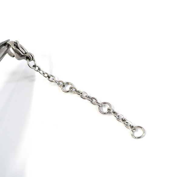 ess161-2 [10條裝] 約5公分可調式鏈條，金屬配件，醫用316L不鏽鋼 第4張的照片