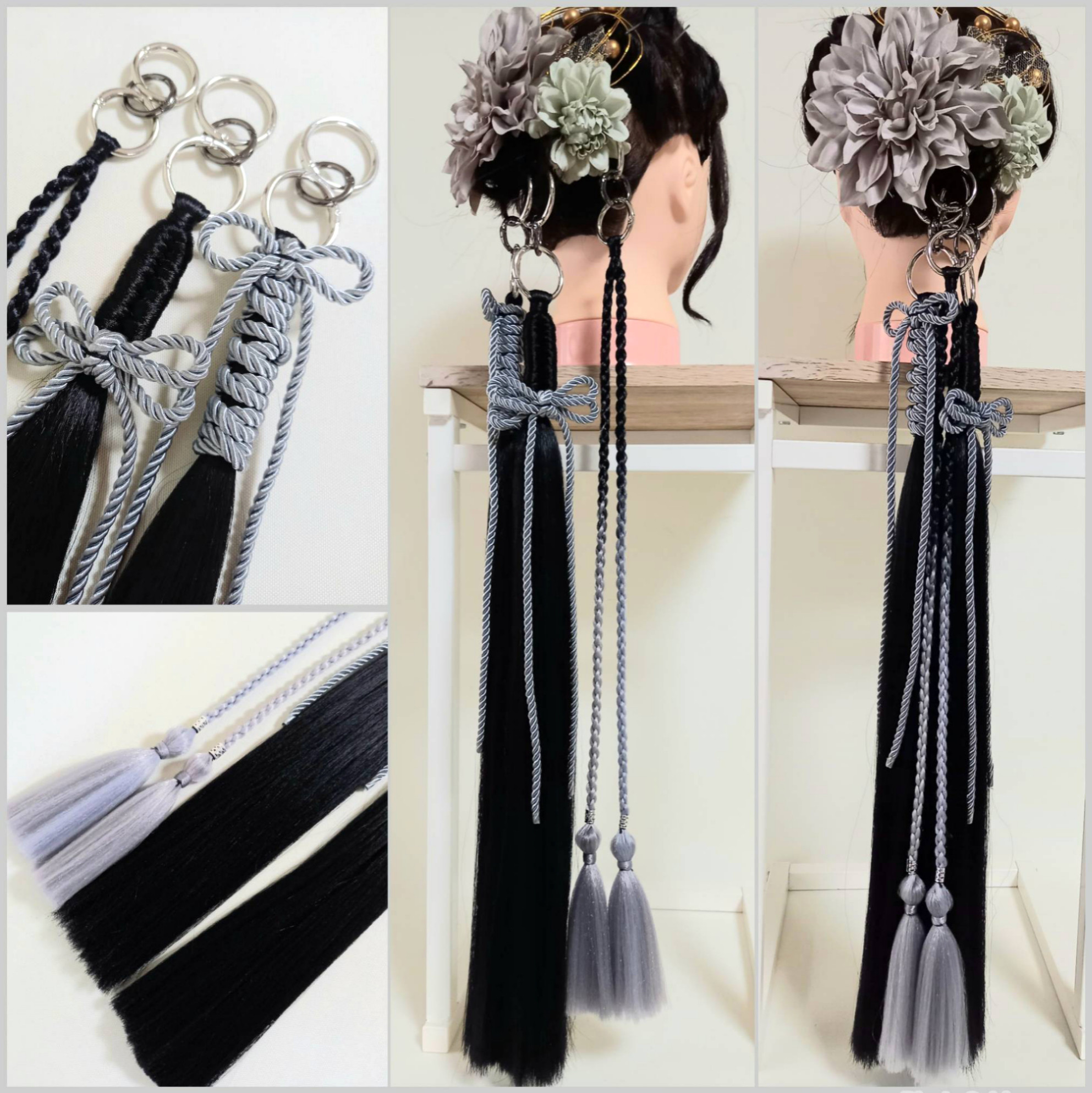 リングエクステ／ポニーテールリング3点set