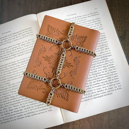 Creema限定】旅人の秘密図書館ブックロックセット ブックカバー 七瀬屋