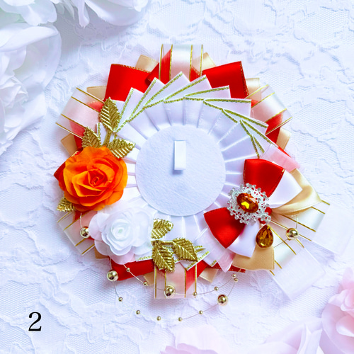 ❀缶バッジ✿(セット、バラ売り可◎) ロゼット/白薔薇シリーズ/White Rose/缶バッジ/推し活/推しカラー