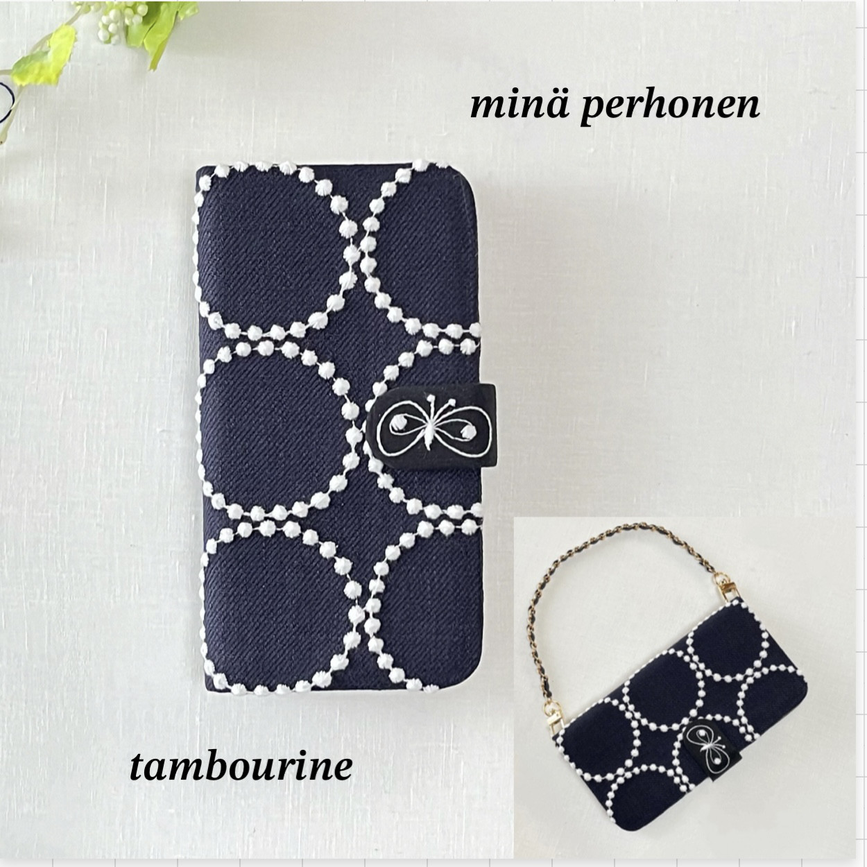 ミナペルホネン タンバリン iPhone ケース