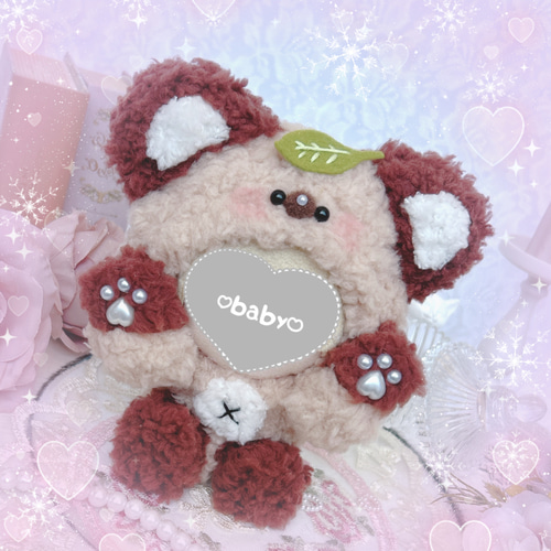ハイタッチたぬたぬ(ฅ՞‎•͈ ‎Ⱉ•͈՞)ฅ ぬい服⸝⸝⸝⋆ ぬいぐるみ Fu
