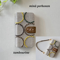 ミナペルホネン スマホケース iPhoneケース スマホカバー タンバリン