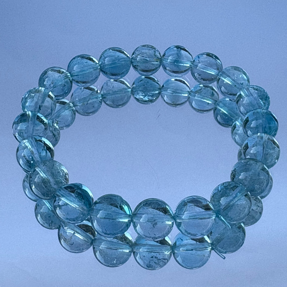 極上グレード【高品質】ブルートパーズ ブレスレット 天然石 美しい 11月誕生石 極上グレード【高品質】ブルートパーズ ブレスレット 天然石 美しい 11