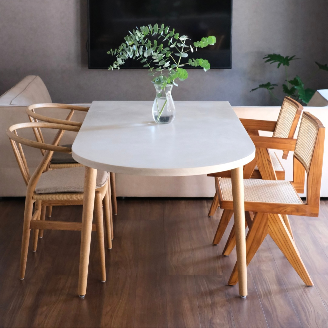 ダイニングテーブル/Half oval