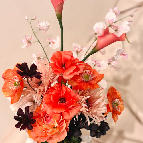 現品限り】アーティフィシャル ブーケ 造花 結婚式 ブライダルブーケ