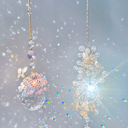 桜咲く 春色の煌めき〜サクラ・エクラ ジュエルサンキャッチャー