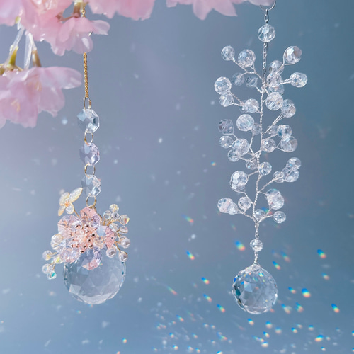 桜咲く 春色の煌めき〜サクラ・エクラ ジュエルサンキャッチャー