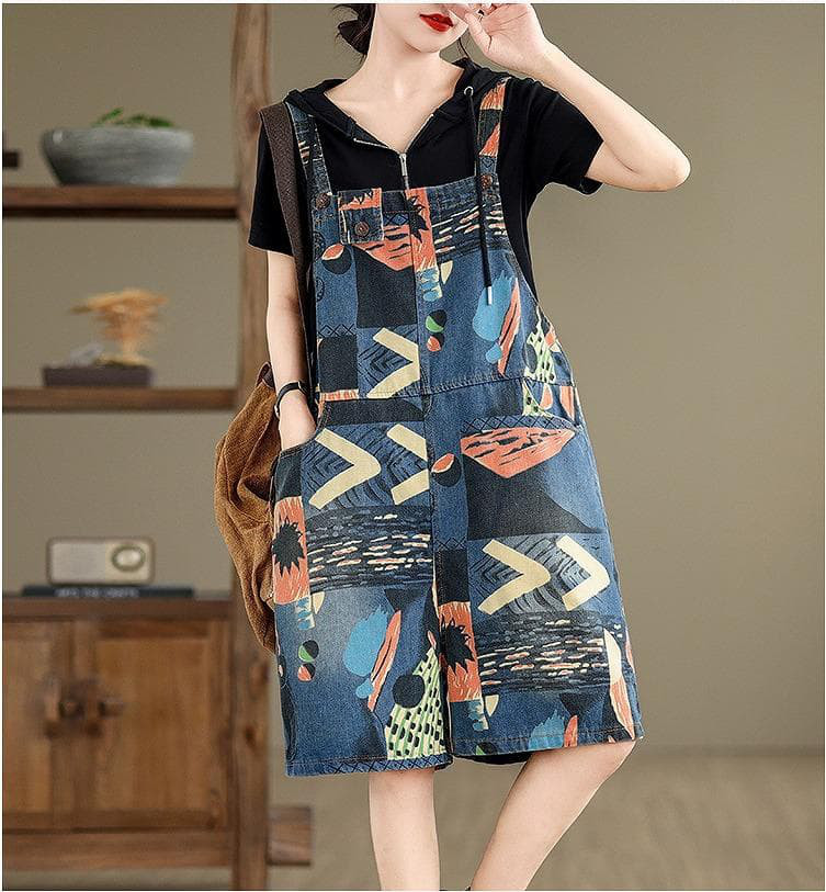 大きいサイズ レディース サロペット　パンツ　春夏 秋 新品 ショート　ハーフ