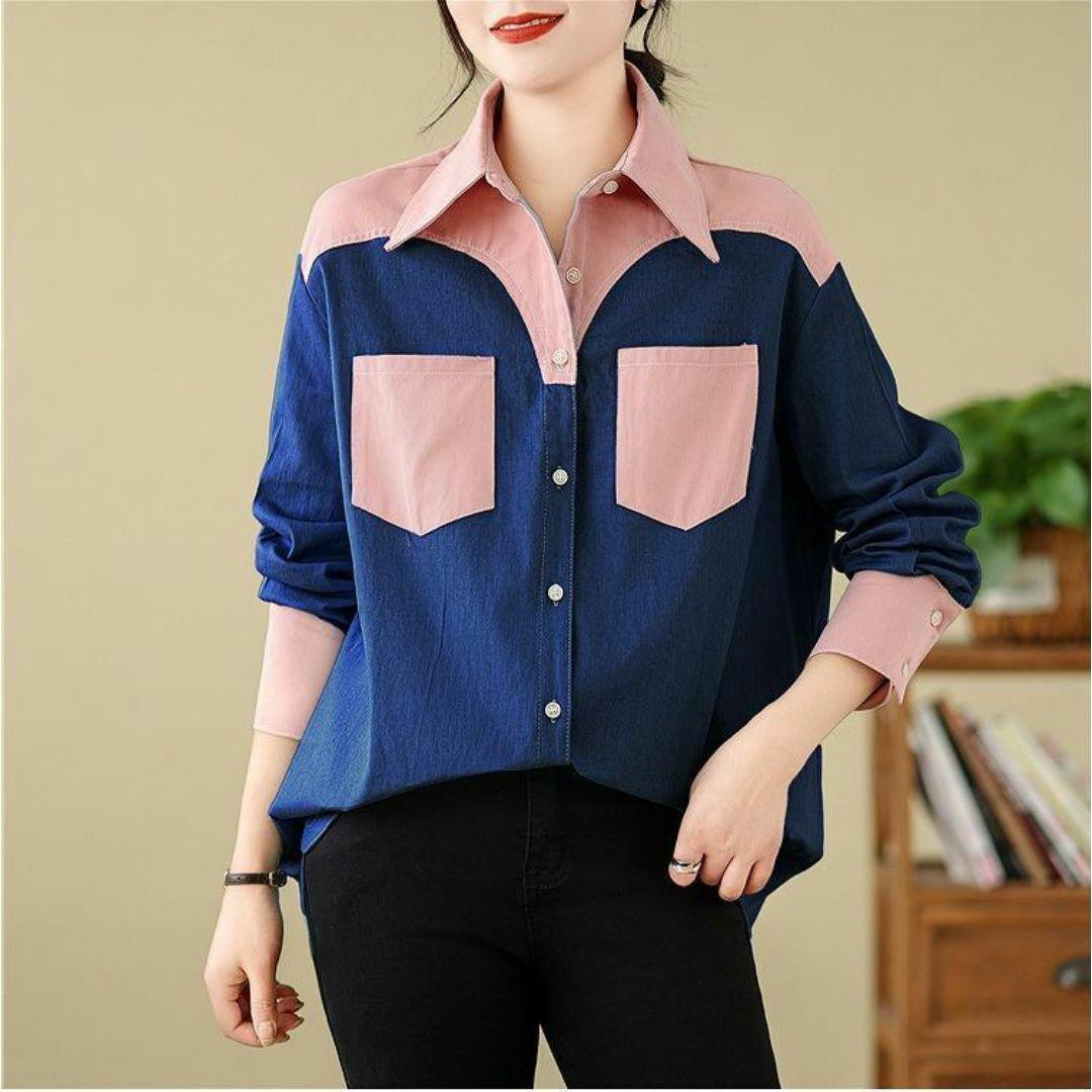 【大きいサイズ】 レディース トップス　シャツ　春夏 秋 新品 長袖