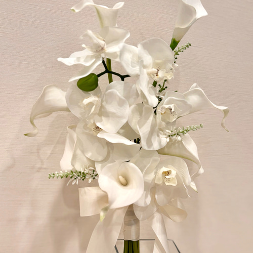 現品限り】アーティフィシャル ブーケ 造花 結婚式 ブライダルブーケ