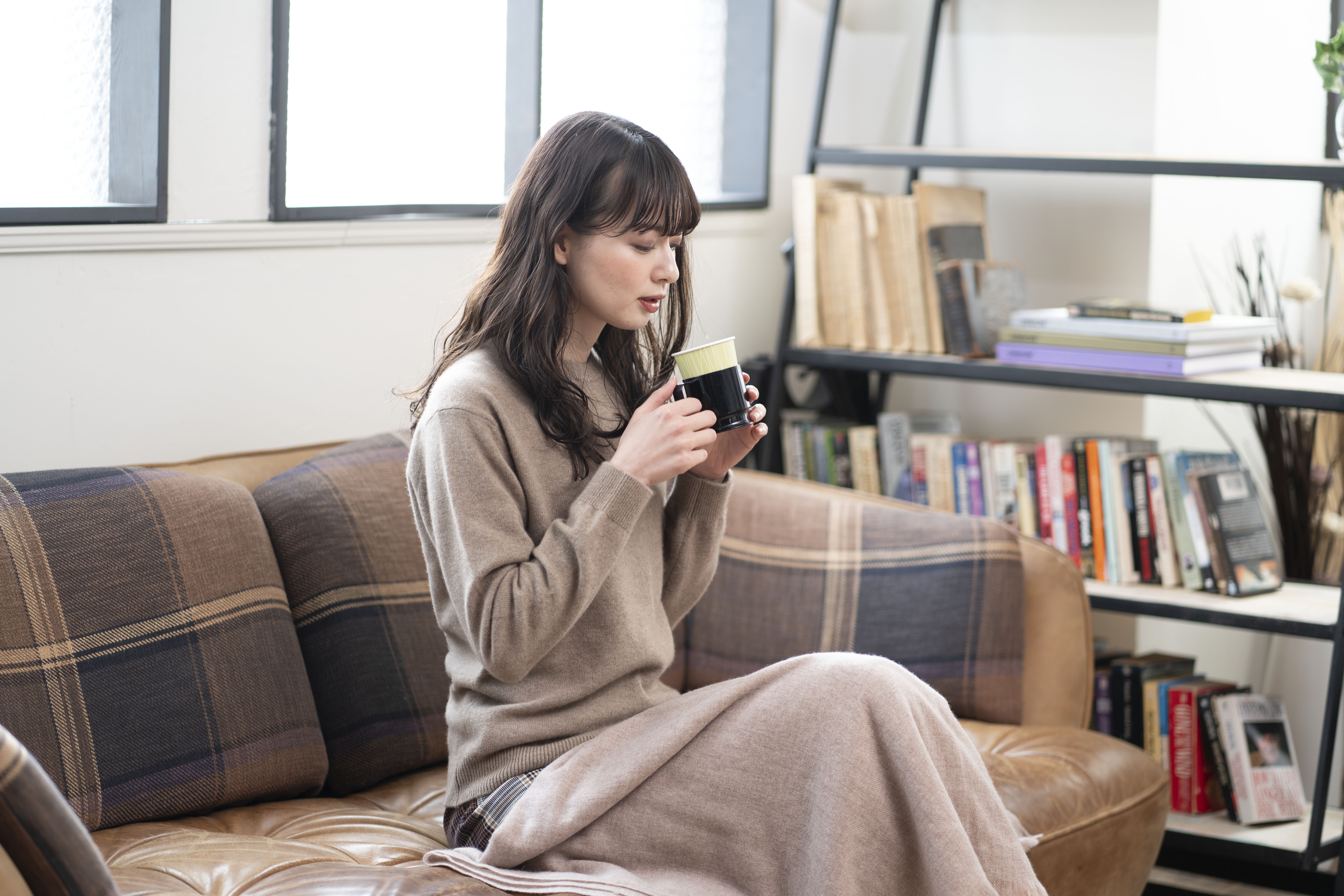 日本製　究極ベビーカシミヤ100% クルーネック　elalto（エルアルト）