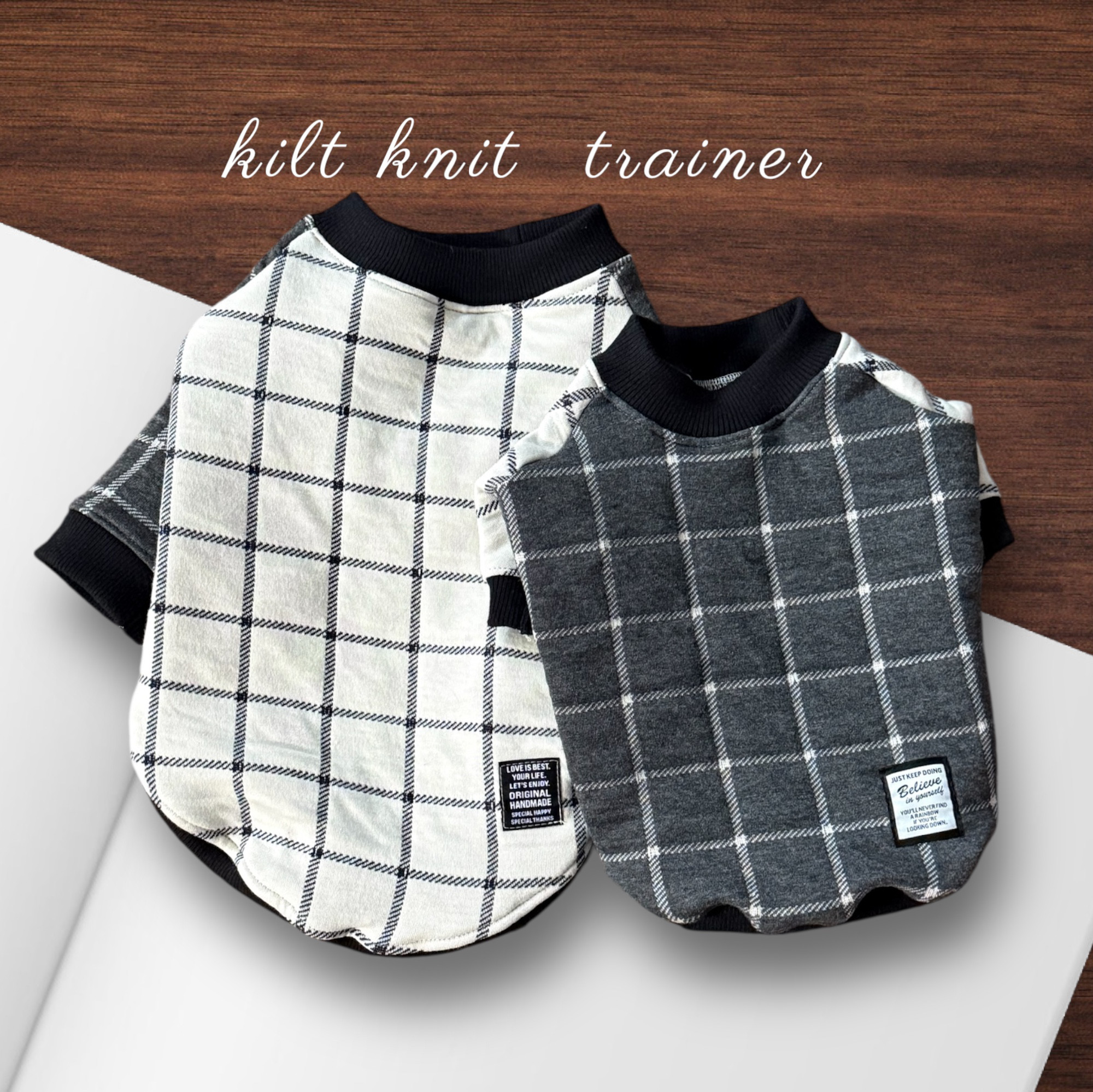 秋冬犬服☆ウインドウペンキルトtrainer ペット服・アクセサリー dog