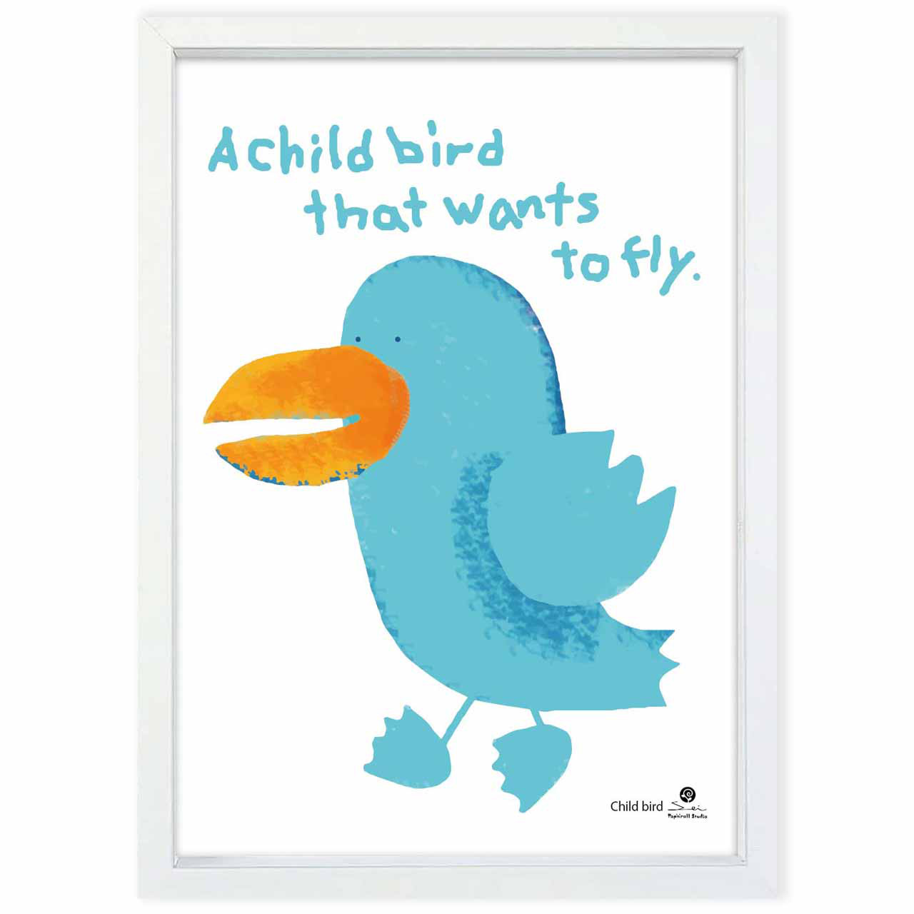 飛びたい小鳥　鳥　送料無料　あらゆるお部屋のポスター　ポスター　アートポスター　アート/sei検索新着順　3867