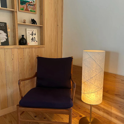 直径25cm/和紙/灯り/間接照明/フロアライト/和モダン/ジャパンディ