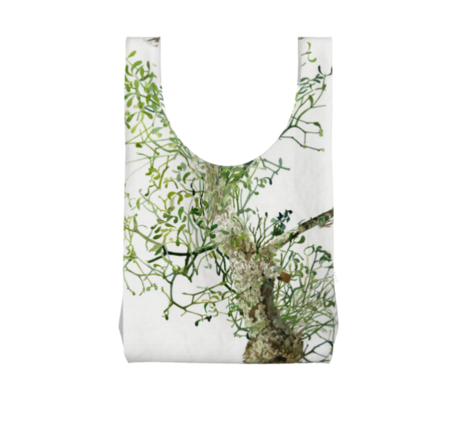 雨の日も安心で丈夫な防水パラシュート生地のヤドリギエコバック