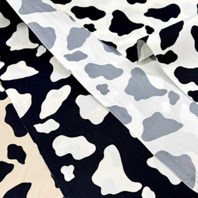 牛柄【オーダー生地見本】