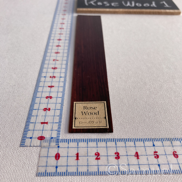 ▦きのかたち：栞／文庫栞「Standard is beautiful（ローズウッド）」│Rose Wood Book 4枚目の画像