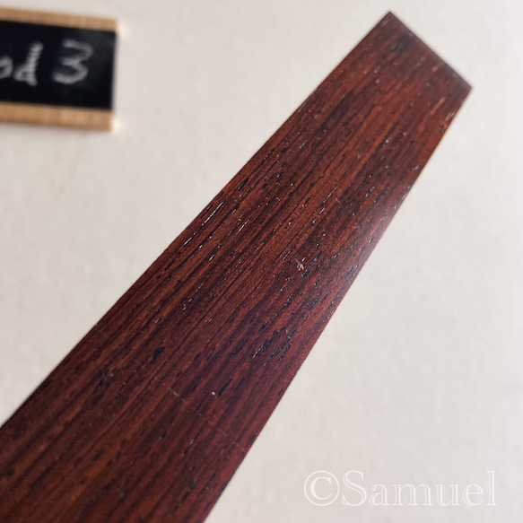 ▦きのかたち：栞／文庫栞「Standard is beautiful（ローズウッド）」│Rose Wood Book 18枚目の画像