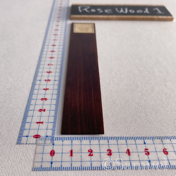 ▦きのかたち：栞／文庫栞「Standard is beautiful（ローズウッド）」│Rose Wood Book 5枚目の画像