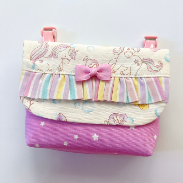 リバティ　フリル　移動ポケット　ハンドメイド handmade】移動ポケット フリル リバティ - メルカリ