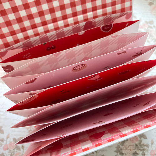 ミニ蛇腹ファイル おすそ分けファイル No.7 フレークシール付き