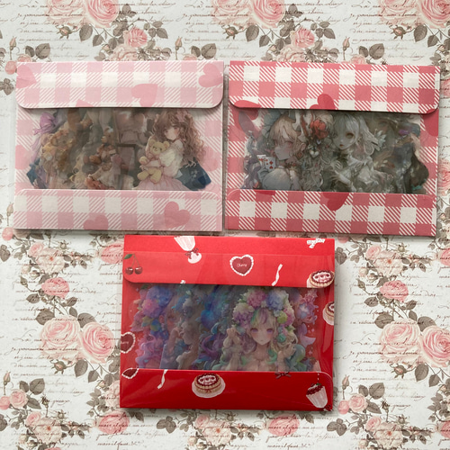 ミニ蛇腹ファイル おすそ分けファイル No.7 フレークシール付き