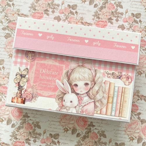 ミニ蛇腹ファイル おすそ分けファイル No.8 フレークシール付き