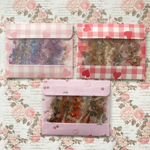 ミニ蛇腹ファイル おすそ分けファイル No.8 フレークシール付き