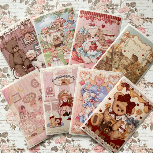 ミニ蛇腹ファイル おすそ分けファイル No.9 フレークシール付き