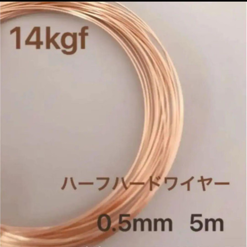 限定5 新春福袋2026 14kgf ハーフハードワイヤー 5種 合計80m 金具