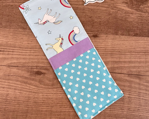 46✴︎水筒肩紐ベルトカバー✴︎ユニコーン その他入園グッズ Mico