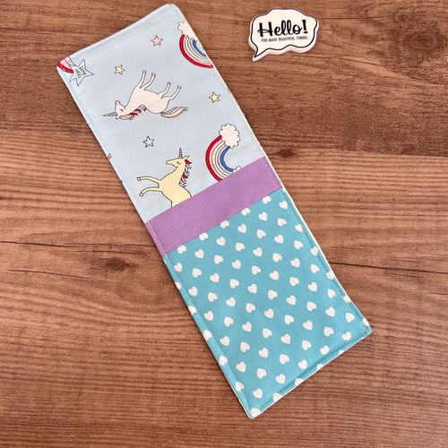 46✴︎水筒肩紐ベルトカバー✴︎ユニコーン その他入園グッズ Mico