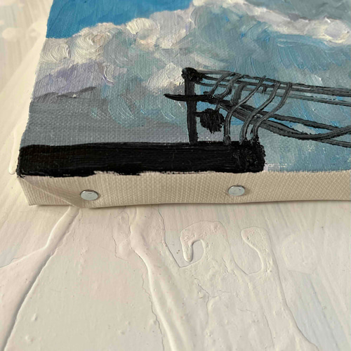 22×27㎝「住宅の在る風景」油彩・原画・F3 22×27㎝「住宅の在る風景」油彩・原画・F3 【公式通販】