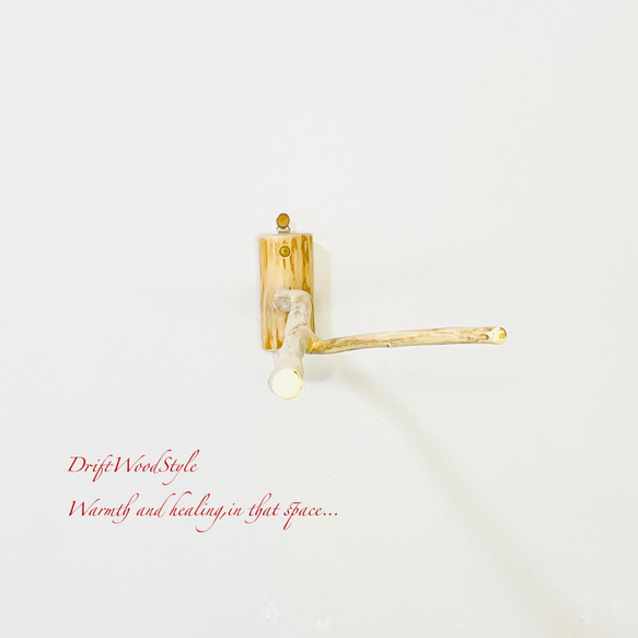 Y字の流木枝を使った小鳥の止まり木 インコの壁掛けパーチ ピン止め+ビス止め両タイプ N14 10枚目の画像