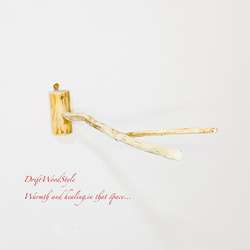 Y字の流木枝を使った小鳥の止まり木 インコの壁掛けパーチ ピン止め+ビス止め両タイプ N14 5枚目の画像