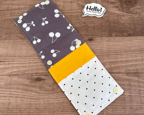 リボン・さくらんぼ柄⭐ハンドメイド⭐水筒肩紐カバー⭐ロングセット⭐2つセット⭐ リボン・さくらんぼ柄ハンドメイド水筒肩紐カバーロングセット2つ