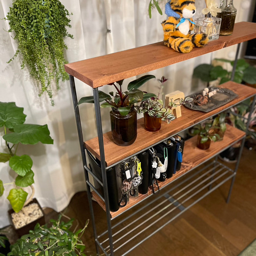 アイアン家具　男前マルチラック　ハンドメイドシェルフ  オーダーメイド アイアンラック シェルフ アイアン家具 ハンドメイド オーダーメイド