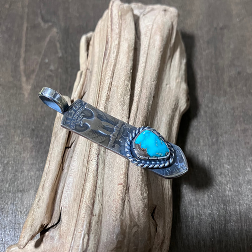 ターコイズ　ネックレス　ロイストンターコイズ　ベニーレーション作 ターコイズ ネックレス ロイストンターコイズ ベニーレーション作