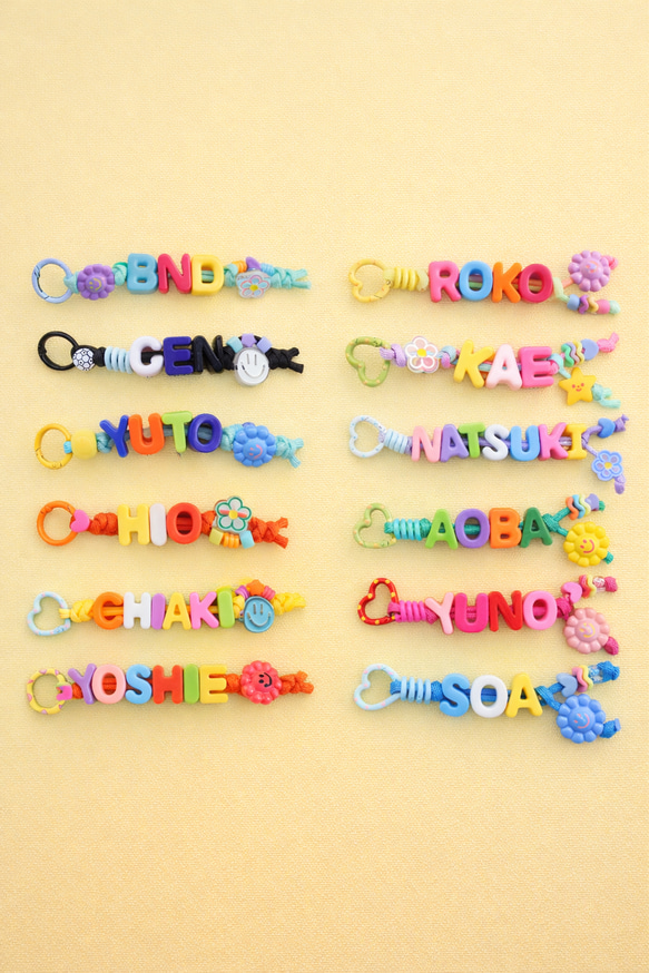 ネームキーホルダー、バッチ、ボタンイニシャルストラップ！ 楽天市場】出産祝い 名入れストラップ 【Mr．アルファベット】お名前