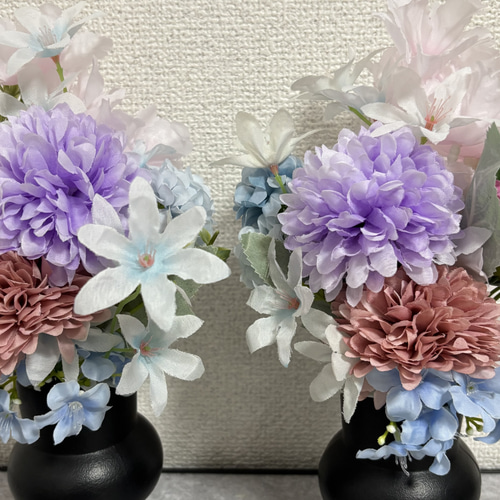 アーティフィシャルフラワー 仏花 一対セット ✿ 仏壇・お供え